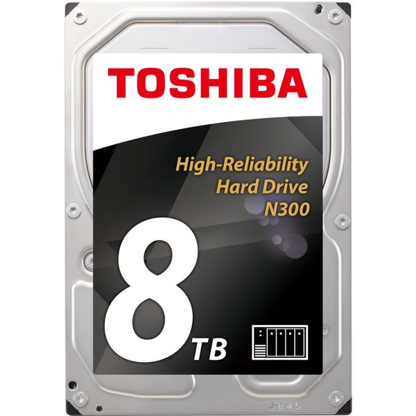 Hard Disk Toshiba N300, 8TB, SATA 3, 7200RPM, 128MB, Bulk