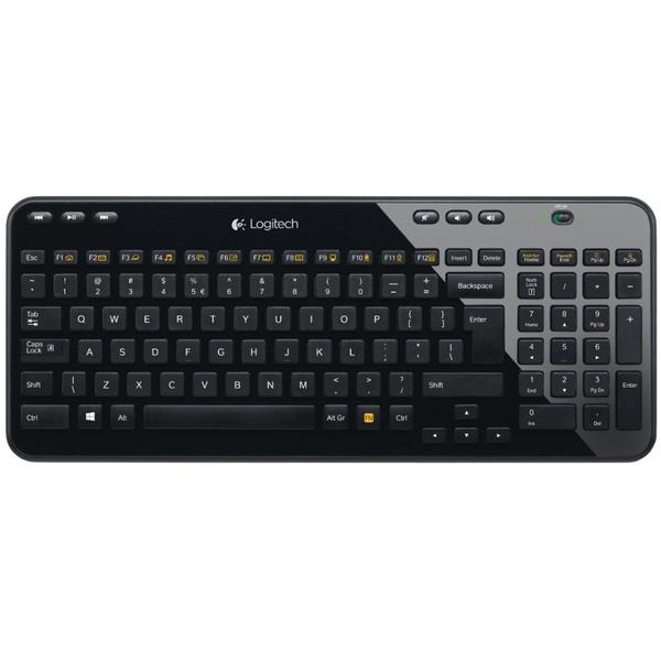 Tastatura Logitech K360, Wireless, USB, Layout DE, Negru