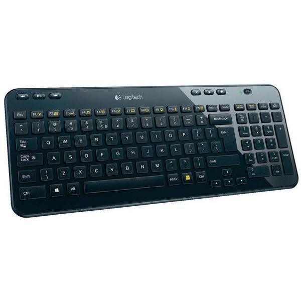 Tastatura Logitech K360, Wireless, USB, Layout DE, Negru