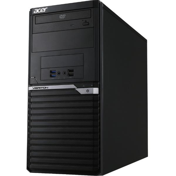 Sistem Brand Acer Veriton VM4640G, Core i5-6500 3.2GHz, 8GB DDR4, 1TB HDD + 128GB SSD, Intel HD 530, Win 10 Pro 64bit, Negru