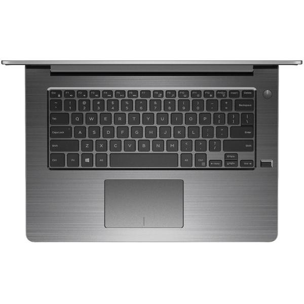 Laptop Dell Vostro 5468, 14.0'' HD, Core i3-6006U 2.0GHz, 4GB DDR4, 128GB SSD, Intel HD 520, FingerPrint Reader, Win 10 Pro 64bit, Gri