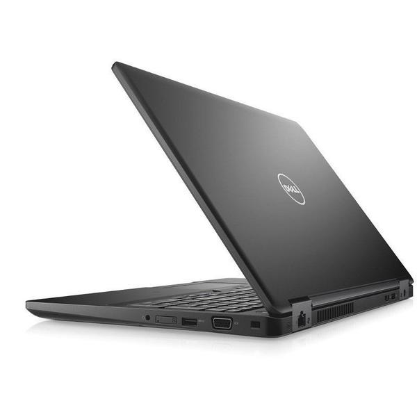 Laptop Dell Latitude 5580, 15.6'' FHD, Core i5-7440HQ 2.8GHz, 8GB DDR4, 256GB SSD, Intel HD 630, FingerPrint Reader, Win 10 Pro 64bit, Negru