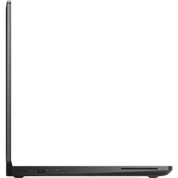 Laptop Dell Latitude 5580, 15.6'' FHD, Core i7-7600U 2.8GHz, 8GB DDR4, 256GB SSD, Intel HD 620, FingerPrint Reader, Win 10 Pro 64bit, Negru
