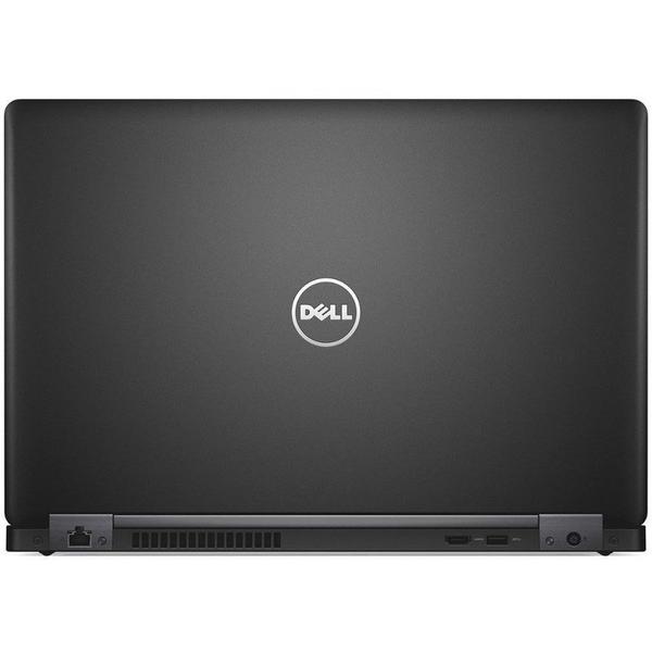 Laptop Dell Latitude 5580, 15.6'' FHD, Core i5-7300U 2.6GHz, 16GB DDR4, 512GB SSD, Intel HD 620, FingerPrint Reader, FreeDOS, Negru