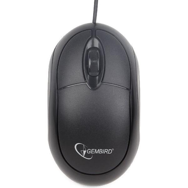 Mouse Gembird MUS-U-01, USB, Optic, 1000dpi, Negru