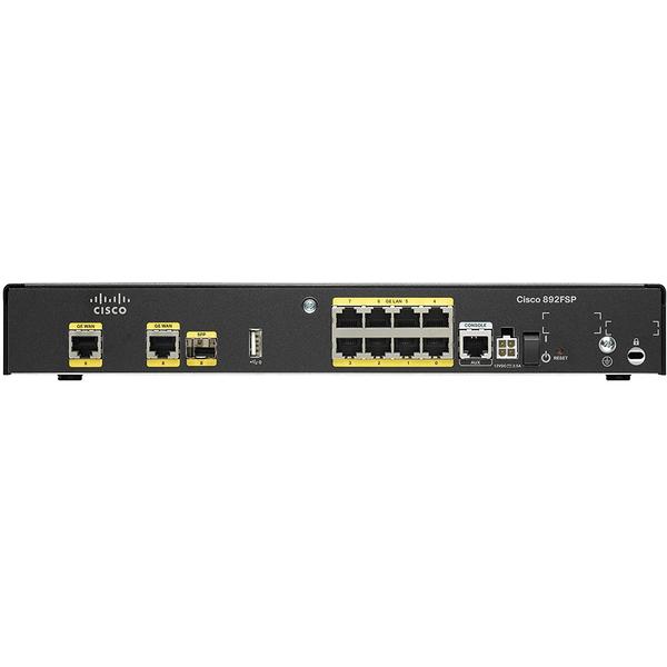 Router Cisco C892FSP-K9, 8 x LAN Gigabit, 2 x WAN Gigabit, 1 x SFP