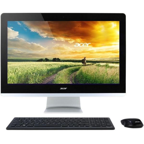 All in One PC Acer Aspire Z3-705, 21.5'' FHD Touch, Core i3-5005U 2.0GHz, 8GB DDR3, 1TB HDD, Intel HD 5500, Linux, Negru