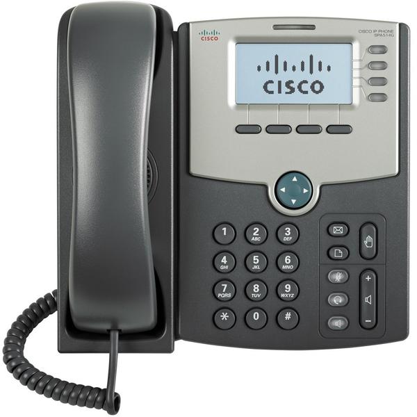 Telefon VoIP Cisco SPA514G, Display, PoE, Gigabit PC Port