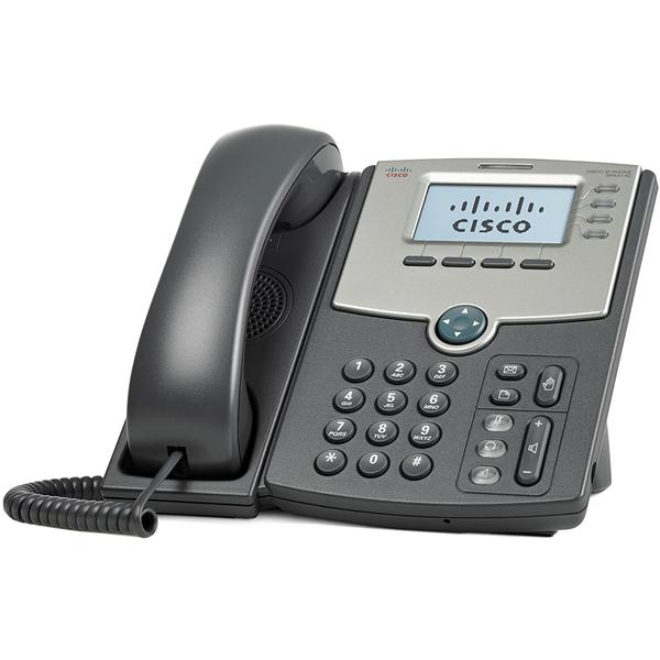 Telefon VoIP Cisco SPA514G, Display, PoE, Gigabit PC Port