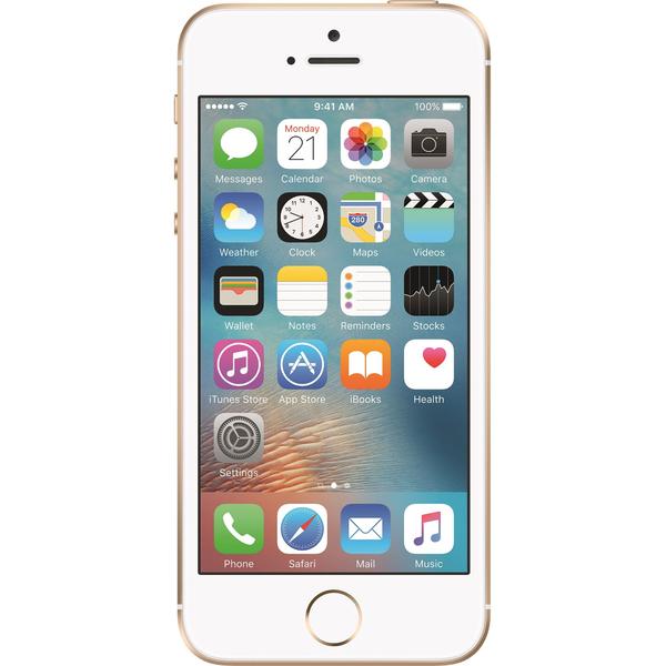Smartphone Apple iPhone SE, Single SIM, 4.0'' LED backlit IPS LCD Multitouch, Dual Core 1.84GHz, 2GB RAM, 32GB, 12MP, 4G, Gold