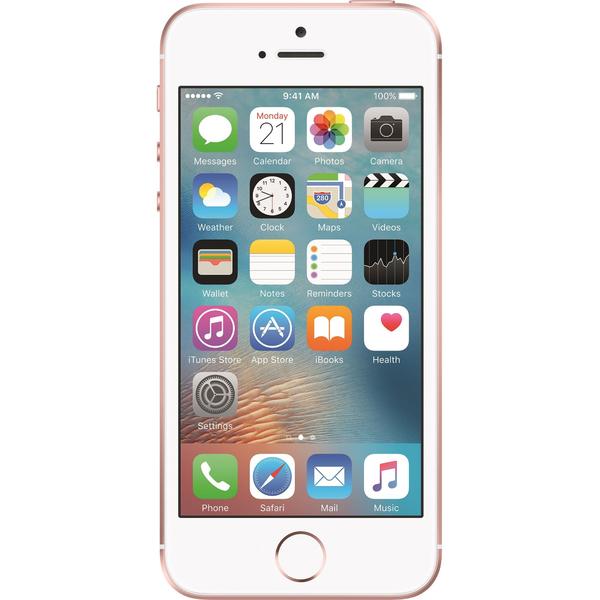 Smartphone Apple iPhone SE, Single SIM, 4.0'' LED backlit IPS LCD Multitouch, Dual Core 1.84GHz, 2GB RAM, 32GB, 12MP, 4G, Rose Gold