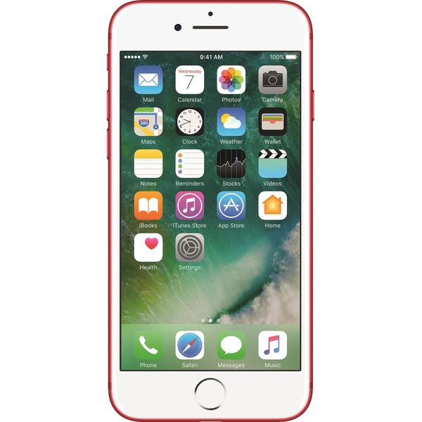 Smartphone Apple iPhone 7, Single SIM, 4.7'' LED backlit IPS Retina Multitouch, Quad Core 2.34GHz, 2GB RAM, 256GB, 12MP, 4G, Special Edition Red