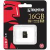 Card Memorie Kingston Micro SDHC, 16GB, Clasa 10, UHS-I U3