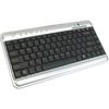 Tastatura A4Tech Evo Slim Ultra, USB, Layout US, Negru/Argintiu