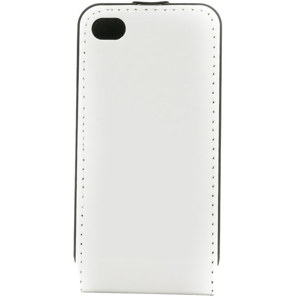Husa Tellur Flip pentru iPhone 4/4S, White