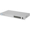 Switch Ubiquiti UniFi US-16-150W, 16x 10/100/1000Mbps, 2x SFP Gigabit, PoE, Management