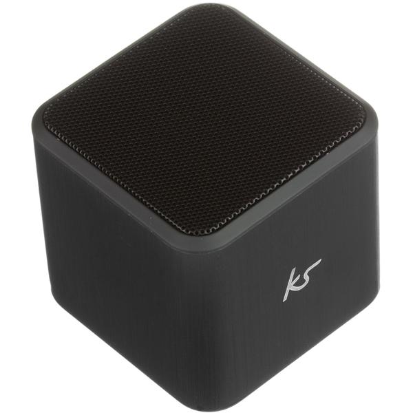 Boxa portabila Kitsound Cube, Jack 3.5mm, 3W, Negru