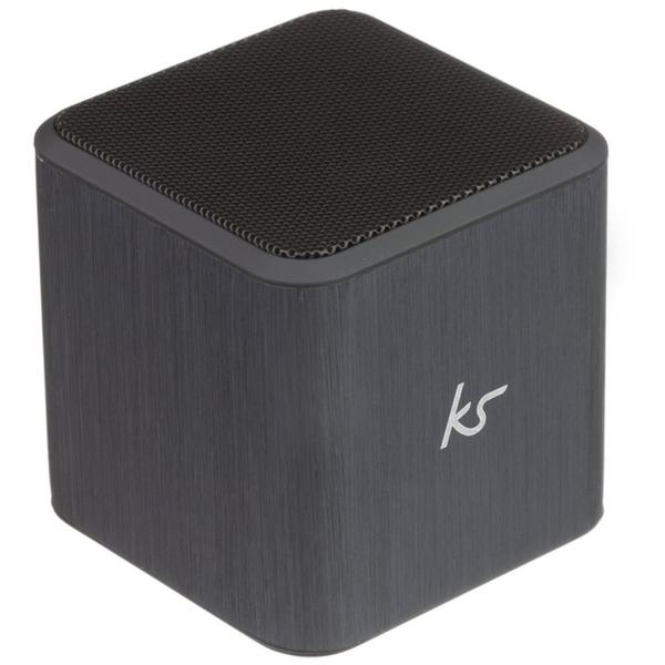 Boxa portabila Kitsound Cube, Jack 3.5mm, 3W, Argintiu