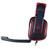 Casti gaming Thermaltake Tt eSPORTS Shock Blasting Red, Jack 3.5 mm, Negru/Rosu