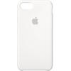 Capac protectie spate Apple Silicone Case pentru iPhone 7, White