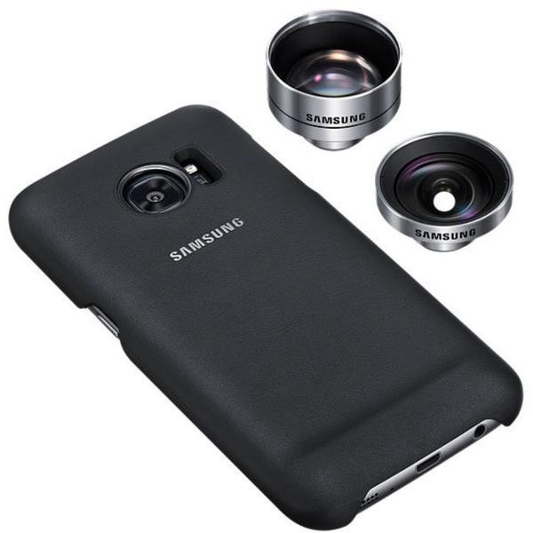 Capac protectie spate cu obiectiv Samsung Lens Cover pentru Galaxy S7 (G930), Negru