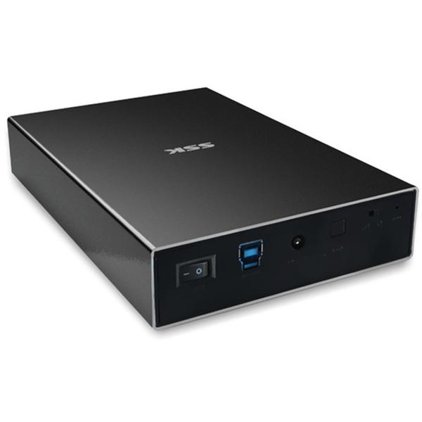 Rack SSK HE-S3300, HDD, Extern, 3.5", SATA, USB 3.0, Negru