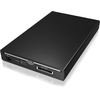 Rack RAIDSONIC Icy Box IB-290StUS-B, HDD, Extern, 2.5", SATA, USB 2.0, Negru