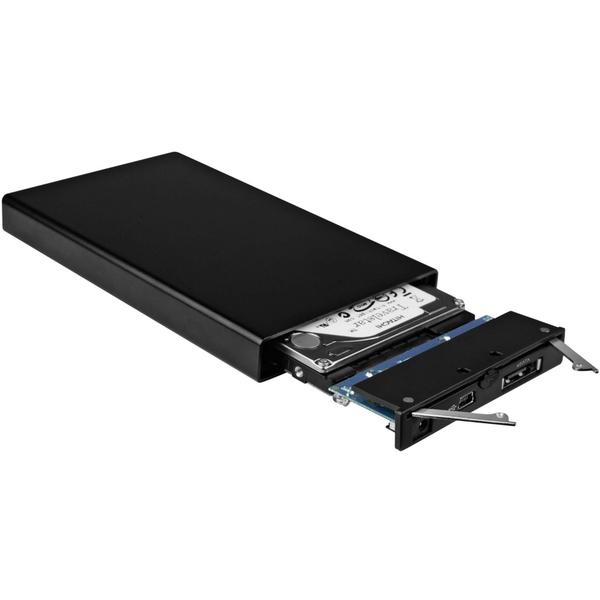 Rack RAIDSONIC Icy Box IB-290StUS-B, HDD, Extern, 2.5", SATA, USB 2.0, Negru