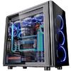 Carcasa Thermaltake View 31 Tempered Glass Edition, MiddleTower, Fara sursa, Negru