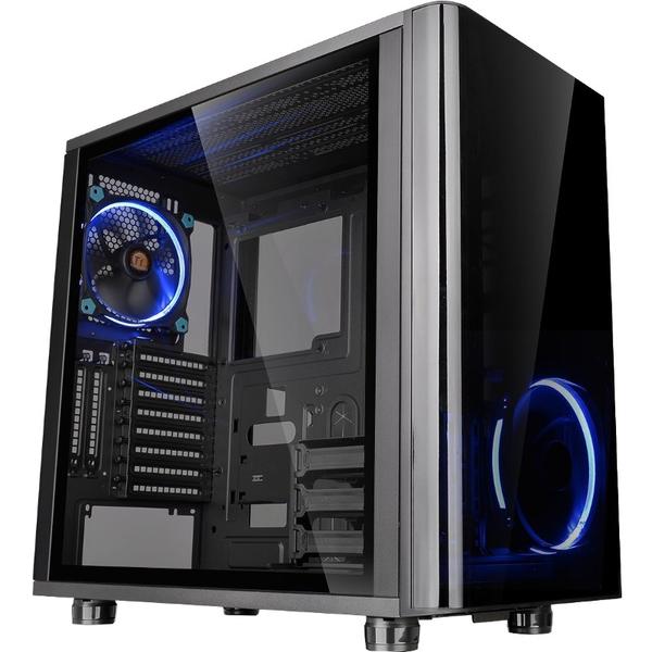 Carcasa Thermaltake View 31 Tempered Glass Edition, MiddleTower, Fara sursa, Negru