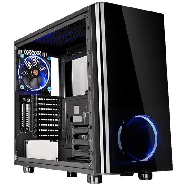 Carcasa Thermaltake View 31 Tempered Glass Edition, MiddleTower, Fara sursa, Negru