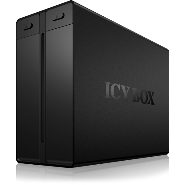 Rack RAIDSONIC Icy Box IB-3662U3, HDD, Extern, 3.5", SATA, USB 3.0, Negru