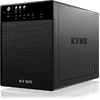 Rack RAIDSONIC Icy Box IB-3640SU3, HDD, Extern, 3.5", SATA, USB 3.0, eSATA, Negru