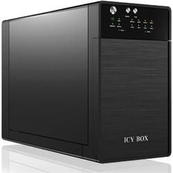 Icy Box IB-RD3620SU3, HDD, Extern, 3.5", SATA, USB 3.0,  eSATA, Negru