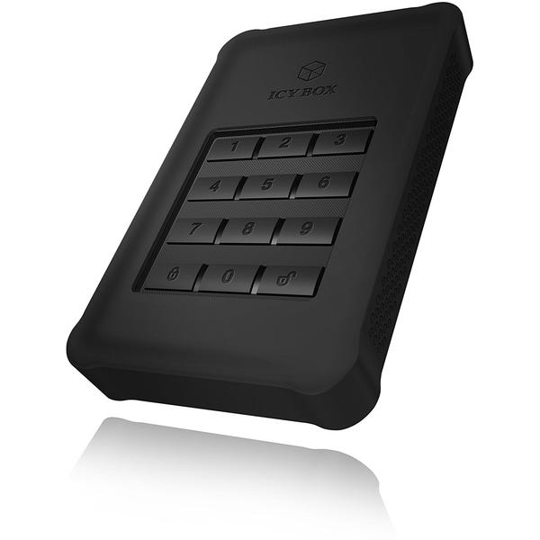 Rack RAIDSONIC Icy Box Keypad IB-289U3, SSD/HDD, Extern, 2.5", SATA, USB 3.0, Negru