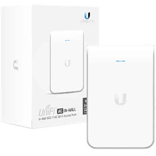 Access Point Ubiquiti UniFi AC In-Wall UAP-AC-IW, 802.11 a/b/g/n/ac, 3 x RJ-45, 300Mbps + 867Mbps