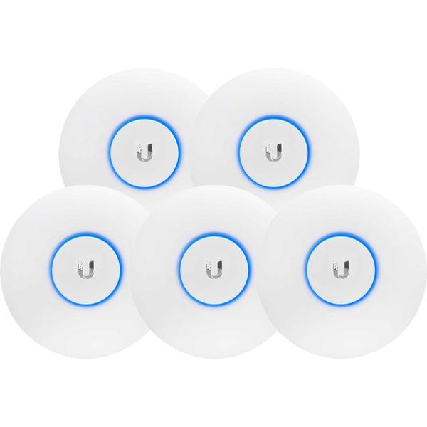 Access Point Ubiquiti UniFi AP AC Lite UAP-AC-LITE, 802.11 a/b/g/n/ac, 1 x RJ-45, 300Mbps + 867Mbps, Pachet 5 bucati