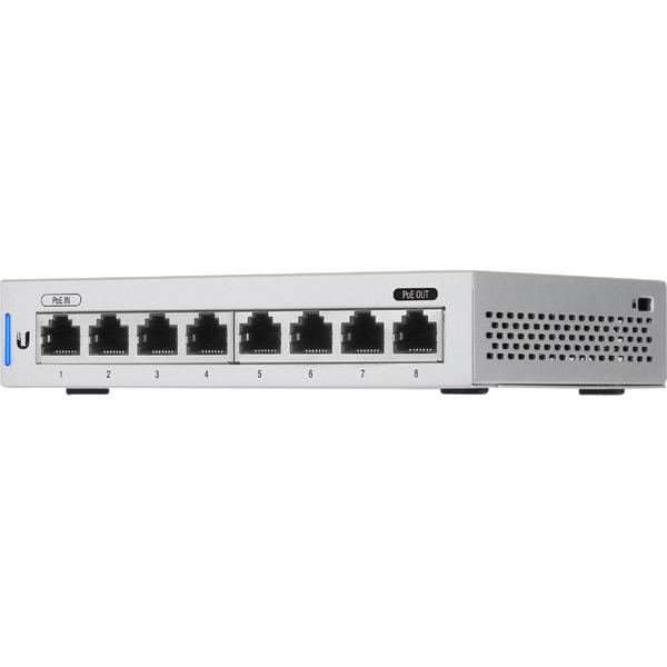 Switch Ubiquiti UniFi Switch 8 US-8, Gigabit, 8x 10/100/1000Mbps, PoE