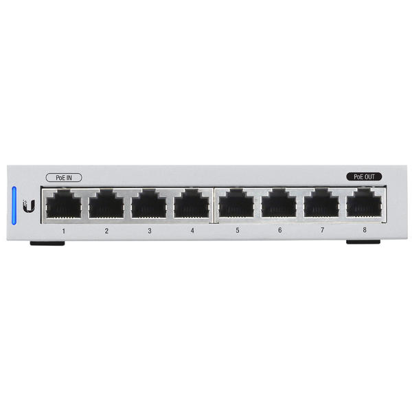 Switch Ubiquiti UniFi Switch 8 US-8, Gigabit, 8x 10/100/1000Mbps, PoE