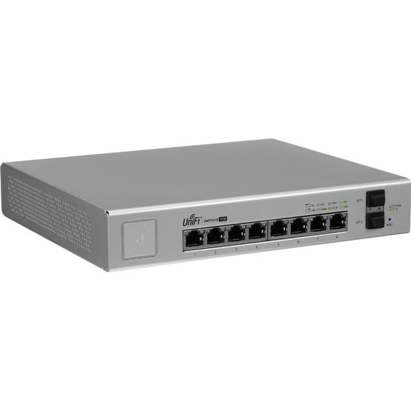 Switch Ubiquiti UniFi Switch 8 US-8-150W, Gigabit, 8x 10/100/1000Mbps, 2 x SFP, PoE