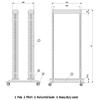 Cabinet Metalic Xcab 32u600DR, 32U, Negru