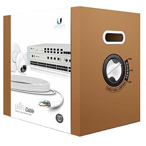 Cablu retea Ubiquiti UniFi UC-C6-CMR UTP, Cat. 6, de Interior, 304m, Alb