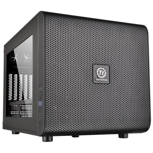 Carcasa Thermaltake Core V21, MiniTower, Fara sursa, Negru