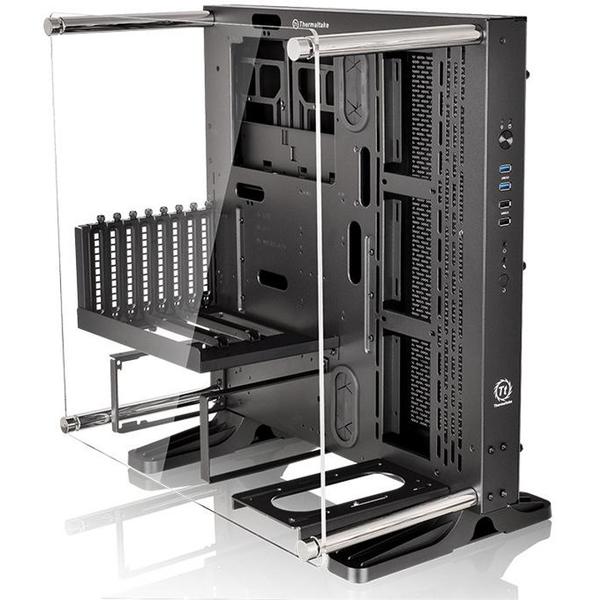 Carcasa Thermaltake Core P3, MiddleTower, Fara sursa, Negru