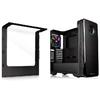 Carcasa Thermaltake View 28 RGB Riing Edition, MiddleTower, Fara sursa, Negru