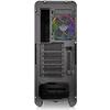 Carcasa Thermaltake View 28 RGB Riing Edition, MiddleTower, Fara sursa, Negru