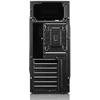 Carcasa Floston Gravity Black, MiddleTower, Fara sursa, Negru