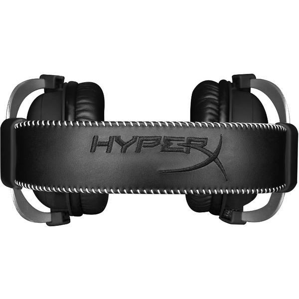 Casti Kingston HyperX Cloud Silver, Jack 3.5mm, Negru/Argintiu