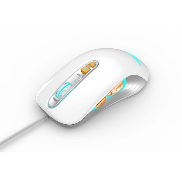Mouse gaming Newmen GX1-PLUS, USB, Optic, 4000dpi, Alb