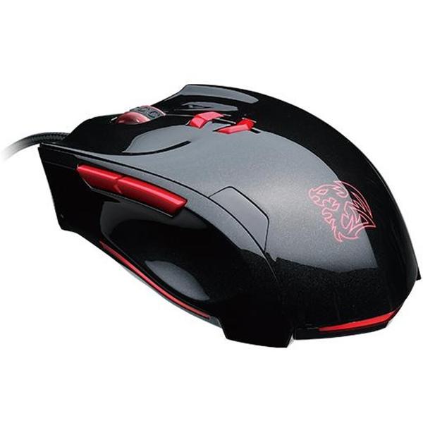 Mouse gaming Thermaltake Tt eSPORTS THERON Plus, USB, Laser, 8200dpi, Negru